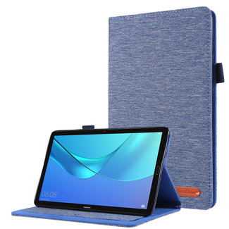 Cover2day Huawei M5 Lite 8.0 hoes - Book Case met Soft TPU houder - Blauw