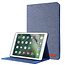 iPad 9.7 (2017/2018) hoes - Book Case met Soft TPU houder - Blauw