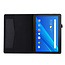 Lenovo Tab P10 hoes - Book Case met Soft TPU houder - Zwart