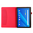 Lenovo Tab P10 hoes - Book Case met Soft TPU houder - Rood