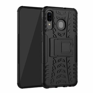 Cover2day Samsung Galaxy A30 hoes - Schokbestendige Back Cover - Zwart