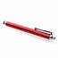 Stylus pen soft touch met clip Rood