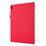 Lenovo Tab M10 hoes - Book Case met Soft TPU houder - Rood