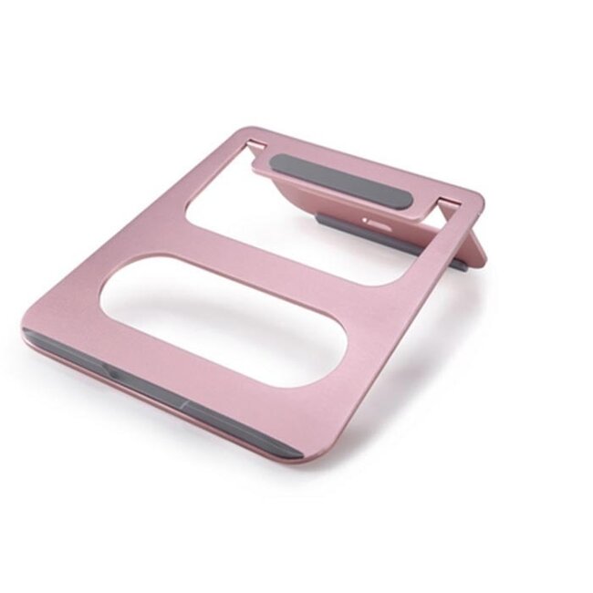 Opvouwbare laptop / macbook standaard - Aluminium - Rosé-Goud