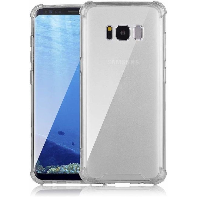 Deze hoes heeft een toestel specifieke pasvorm en is geschikt voor de  Samsung Galaxy S8 Plus