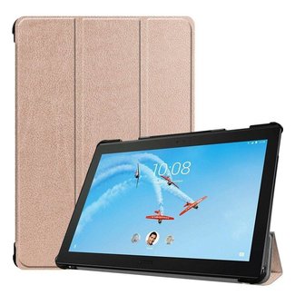 Cover2day Lenovo Tab P10 - Tri-fold Book Case - Rose-Gold