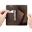 CaseMe - Samsung Galaxy S20 hoesje - Wallet Book Case - Magneetsluiting - Donker Bruin