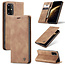 CaseMe - Samsung Galaxy S20 Plus hoesje - Wallet Book Case - Magneetsluiting - Licht Bruin