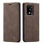 CaseMe - Samsung Galaxy S20 Ultra hoesje - Wallet Book Case - Magneetsluiting - Donker Bruin