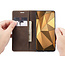 CaseMe - Samsung Galaxy S20 Ultra hoesje - Wallet Book Case - Magneetsluiting - Donker Bruin