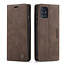 CaseMe - Samsung Galaxy A71 hoesje - Wallet Book Case - Magneetsluiting - Donker Bruin