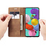 CaseMe - Samsung Galaxy A51 hoesje - Wallet Book Case - Magneetsluiting - Licht Bruin