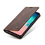 CaseMe - Samsung Galaxy S10e hoesje - Wallet Book Case - Magneetsluiting - Donker Bruin