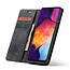 CaseMe - Samsung Galaxy A50 hoesje - Wallet Book Case - Magneetsluiting - Zwart