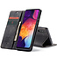 CaseMe - Samsung Galaxy A50 hoesje - Wallet Book Case - Magneetsluiting - Zwart