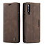 CaseMe - Samsung Galaxy A70 hoesje - Wallet Book Case - Magneetsluiting - Donker Bruin