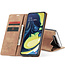 CaseMe - Samsung Galaxy A80 hoesje - Wallet Book Case - Magneetsluiting - Licht Bruin