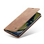 CaseMe - Samsung Galaxy A80 hoesje - Wallet Book Case - Magneetsluiting - Licht Bruin