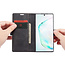 CaseMe - Samsung Galaxy Note 10 hoesje - Wallet Book Case - Magneetsluiting - Zwart