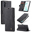 CaseMe - Samsung Galaxy Note 10 hoesje - Wallet Book Case - Magneetsluiting - Zwart