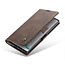 CaseMe - Samsung Galaxy Note 10 hoesje - Wallet Book Case - Magneetsluiting - Donker Bruin