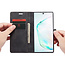 CaseMe - Samsung Galaxy Note 10 Plus hoesje - Wallet Book Case - Magneetsluiting - Zwart