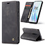 CaseMe - OnePlus 8 hoesje - Wallet Book Case - Magneetsluiting - Zwart