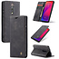 CaseMe - Xiaomi Mi 9T hoesje - Wallet Book Case - Magneetsluiting - Zwart