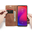 CaseMe - Xiaomi Mi 9T hoesje - Wallet Book Case - Magneetsluiting - Licht Bruin