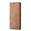 CaseMe - Xiaomi Mi 9 hoesje - Wallet Book Case - Magneetsluiting - Licht bruin