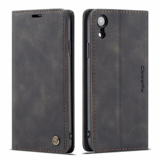 CaseMe CaseMe - iPhone XR hoesje - Wallet Book Case - Magneetsluiting - Zwart