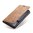 CaseMe - iPhone XR hoesje - Wallet Book Case - Magneetsluiting - Licht Bruin