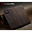 CaseMe - iPhone 11 hoesje - Wallet Book Case - Magneetsluiting - Donker Bruin