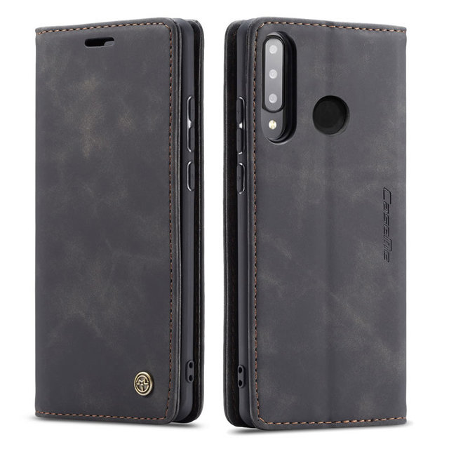 CaseMe - Huawei P30 Lite hoesje - Wallet Book Case - Magneetsluiting - Zwart