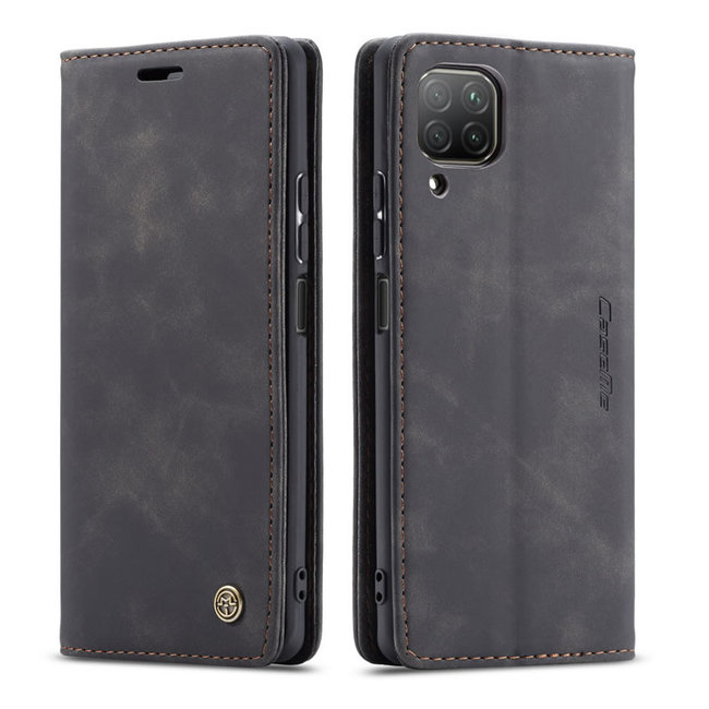 CaseMe - Huawei P40 Lite hoesje - Wallet Book Case - Magneetsluiting - Zwart