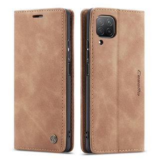 CaseMe CaseMe - Huawei P40 Lite hoesje - Wallet Book Case - Magneetsluiting - Licht Bruin