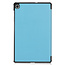 Samsung Galaxy Tab S6 Lite hoes  - Tri-Fold Book Case - Licht Blauw