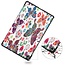 Samsung Galaxy Tab S6 Lite hoes  - Tri-Fold Book Case - Vlinders