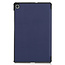 Samsung Galaxy Tab S6 Lite hoes  - Tri-Fold Book Case - Donker Blauw