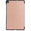 Samsung Galaxy Tab S6 Lite hoes  - Tri-Fold Book Case - Rosé Goud