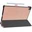 Samsung Galaxy Tab S6 Lite hoes  - Tri-Fold Book Case - Rosé Goud