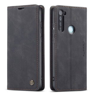 CaseMe CaseMe - Xiaomi Redmi Note 8 hoesje - Wallet Book Case - Magneetsluiting - Zwart