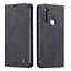 CaseMe - Case for Xiaomi Redmi Note 8 - PU Leather Wallet Case Card Slot Kickstand Magnetic Closure - Black