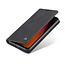 CaseMe - Case for Xiaomi Redmi Note 8 - PU Leather Wallet Case Card Slot Kickstand Magnetic Closure - Black