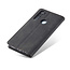 CaseMe - Case for Xiaomi Redmi Note 8 - PU Leather Wallet Case Card Slot Kickstand Magnetic Closure - Black