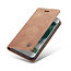 CaseMe - iPhone 7/8/SE 2020 hoesje - Wallet Book Case - Magneetsluiting - Bruin