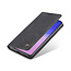 CaseMe - Case for Samsung Galaxy S10 Lite - PU Leather Wallet Case Card Slot Kickstand Magnetic Closure - Black