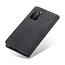 CaseMe - Case for Huawei P40 Pro Plus - PU Leather Wallet Case Card Slot Kickstand Magnetic Closure - Black