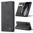 CaseMe - Case for Samsung Galaxy A31 - PU Leather Wallet Case Card Slot Kickstand Magnetic Closure - Black