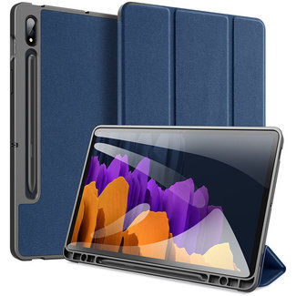 Dux Ducis Dux Ducis - Case for Samsung Galaxy Tab S7 - Domo Book Case - Tri-fold Cover - Blue